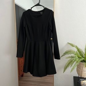 Black lulus mid thigh dress